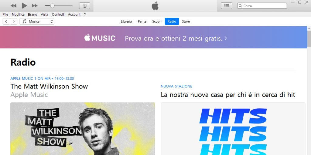 Migliori app per sentire musica sul pc iTunes e Apple Music
