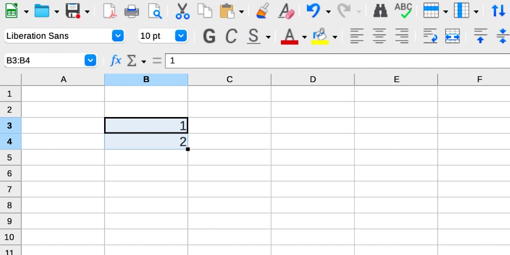 Come creare un elenco numerato automatico su LibreOffice Selezionare le celle o caselle